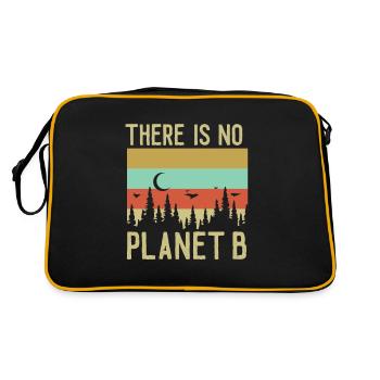 There is no planet B Retro Optic - Retro Bag - black/gold - Back