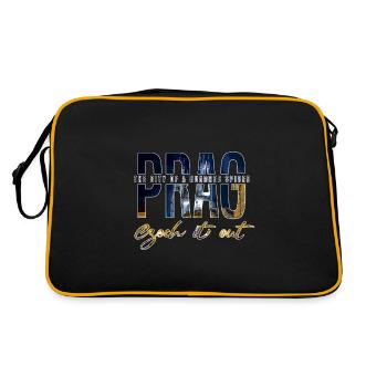 Prague - Retro Bag - black/gold - Back