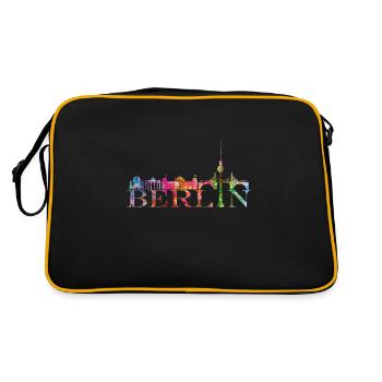 Berlin - Retro Bag - black/gold - Back