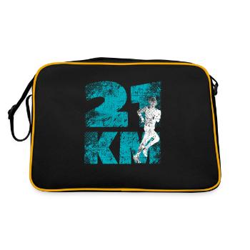 semi-marathon - Sac Retro - noir/or - Dos