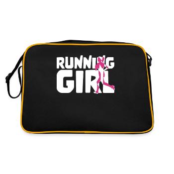 Runner fille en cours d'exécution - Sac Retro - noir/or - Dos