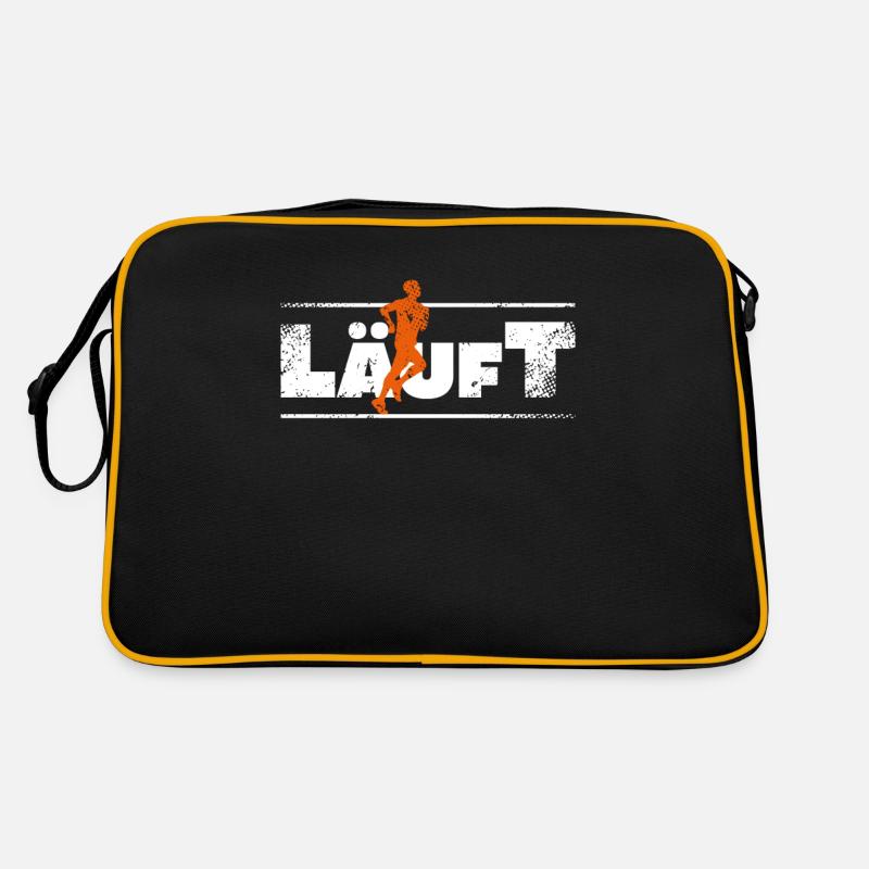 Laufen - Retro Tasche - Schwarz/Gold