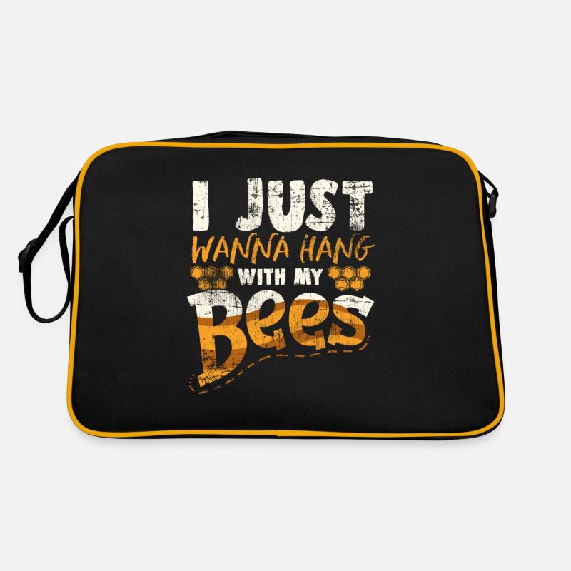 Bienen Retro Tasche
