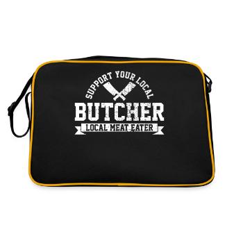 Butcher Local - Retro Bag - black/gold - Back