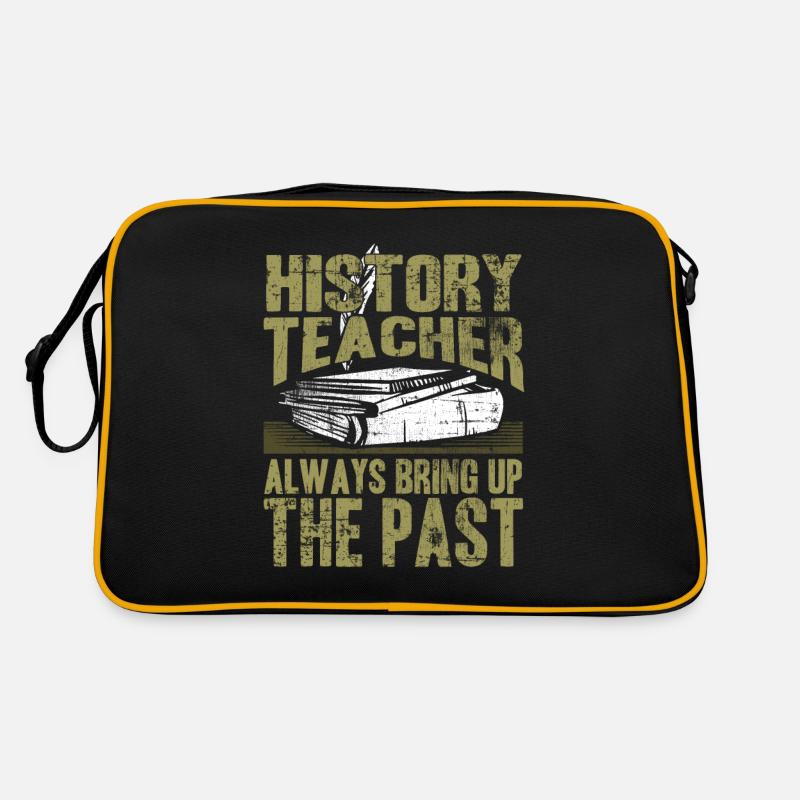 Lehrer Geschichte Geschichtslehrer Retro Tasche