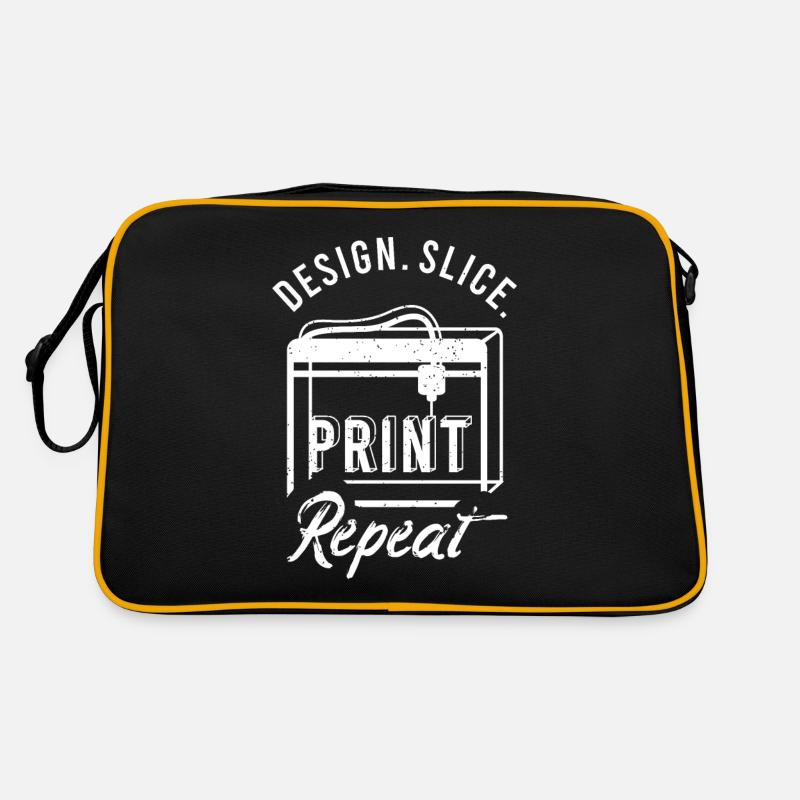 Cadeau d'impression 3D Funny Quote 3D Print Sac Retro