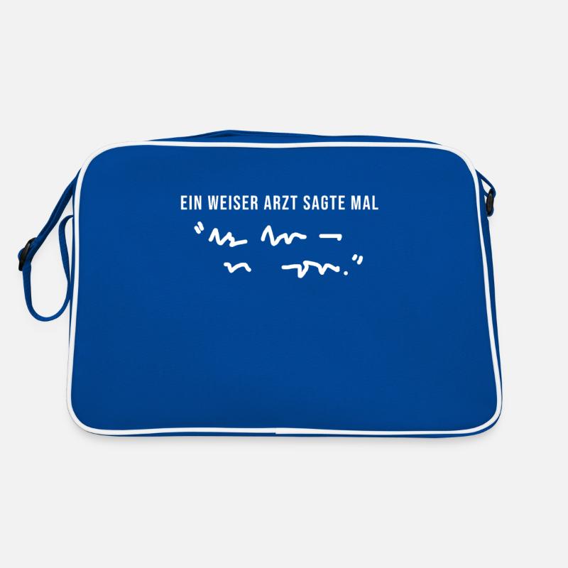 Weiser Arzt Lustiger Spruch Doktor Klinik Geschenk Retro Tasche