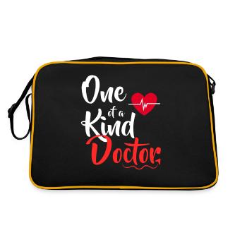 Child Doctor Doctor Doctor Doctor Occupation Doc Gift - Retro Bag - black/gold - Back