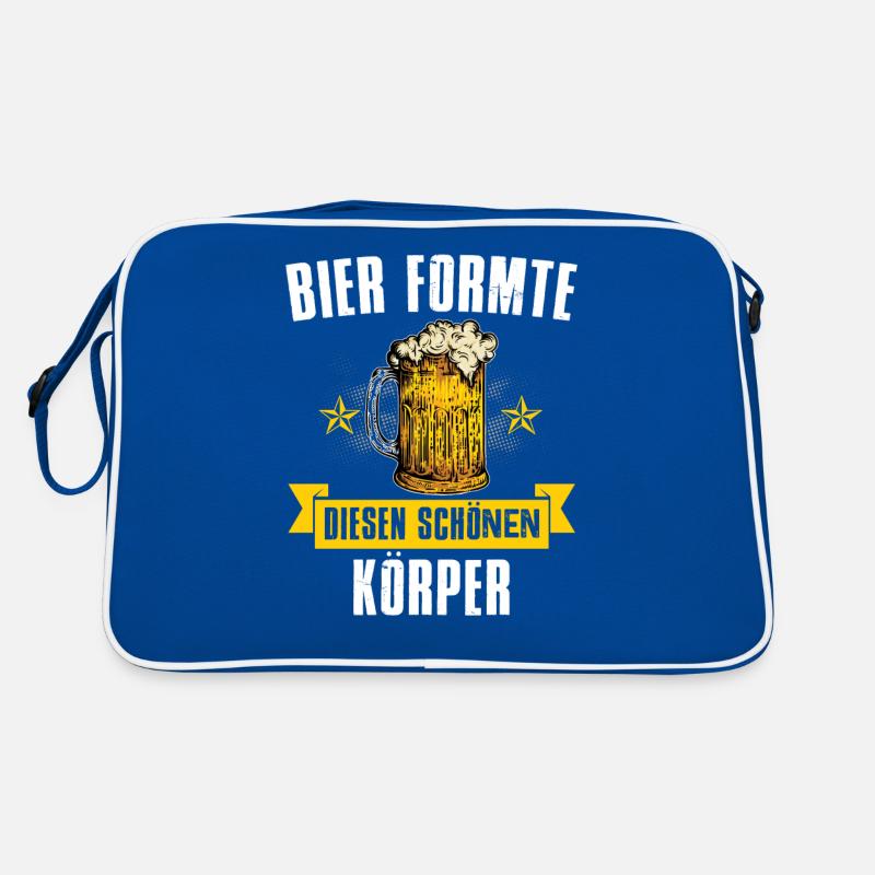 Bier formte diesen Körper Retro Tasche