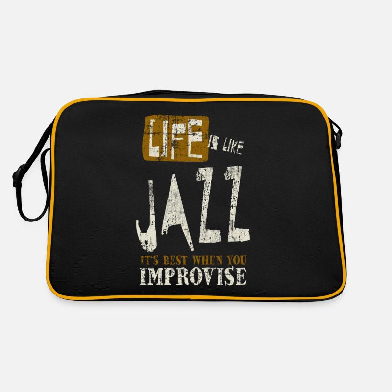 jazz - Retro Bag - black/gold