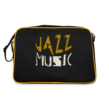 Musique jazz - Sac Retro - noir/or - Dos