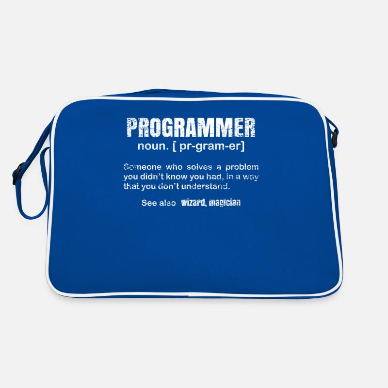 Programmierer Retro Tasche