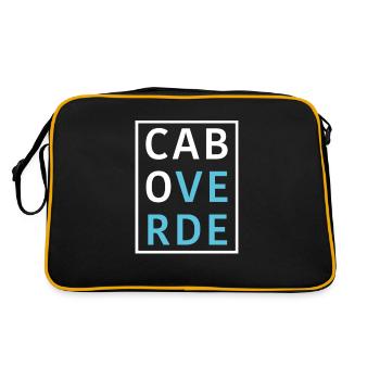 Cabo Verde Kapverden Island Design - Sac Retro - noir/or - Dos