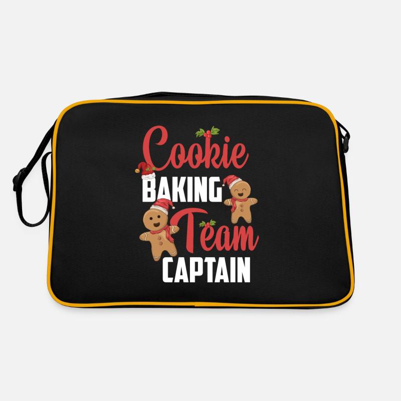 Cookie Baking Team Captain Lebkuchen Weihnachten Retro Tasche
