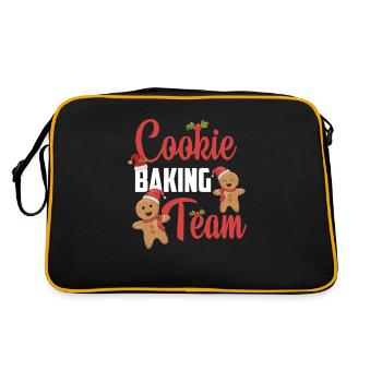 Boulangerie de Noël au pain d'épices - Sac Retro - noir/or - Dos