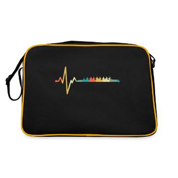 Cadeau d'aviron rameur rétro je huitième aviron - Sac Retro - noir/or - Dos