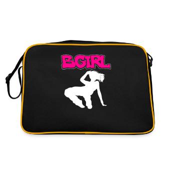 Breakdance Bboying Gift I Breakdancing - Retro Bag - black/gold - Back