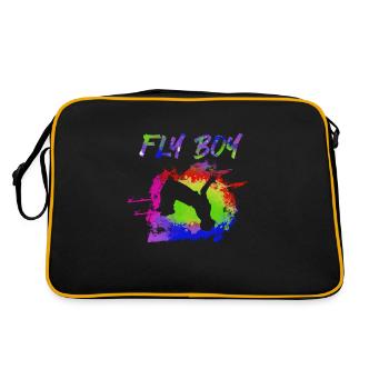 Breakdance Bboying Gift I Breakdancing - Retro Bag - black/gold - Back