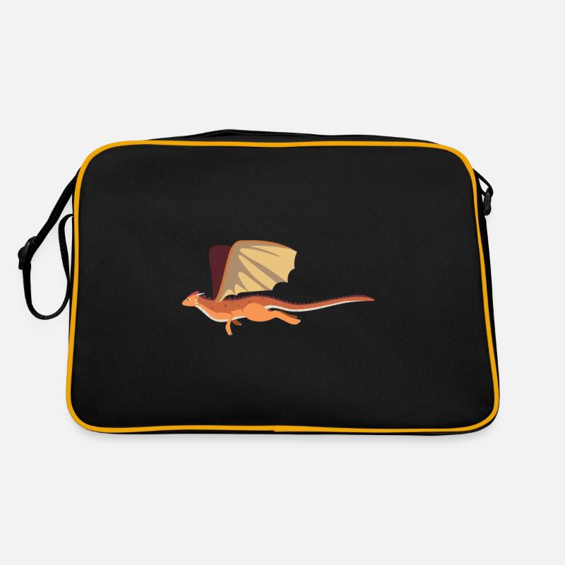 Drache Retro Tasche