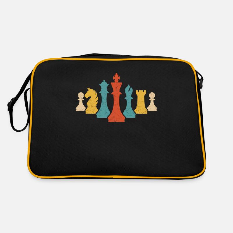 Vintage Schach Retro Tasche