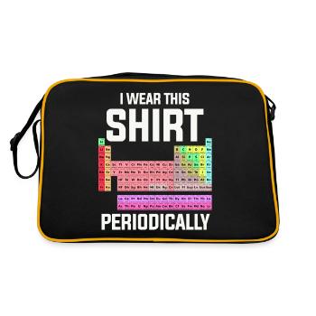 I wear this shirt periodically - Retro Bag - black/gold - Back