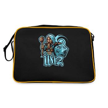 Assistant RPG - Sac Retro - noir/or - Dos