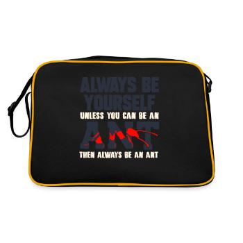 ants - Retro Bag - black/gold - Back