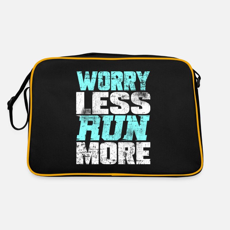 Läufer laufen Retro Tasche