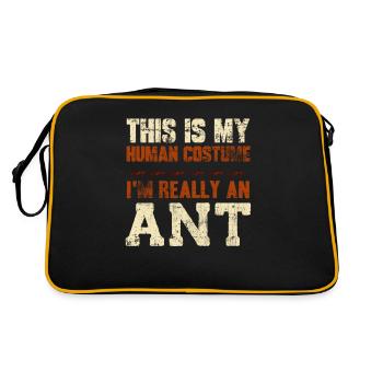 Ants costume - Retro Bag - black/gold - Back