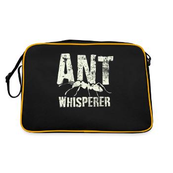 Ants Whispers - Retro Bag - black/gold - Back