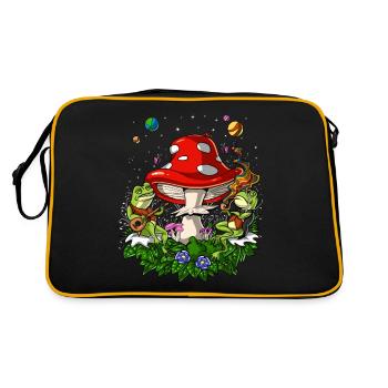 Voyage psychédélique Bufo Alvarius Frog - Sac Retro - noir/or - Dos