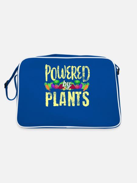 Vegan Sports - Retro Bag - blue/white - Back