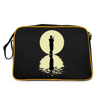 The Anesthesiologist And The Moon - Retro Bag - black/gold - Back