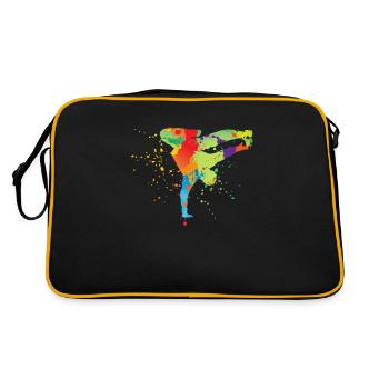 Breakdance - Retro Bag - black/gold - Back
