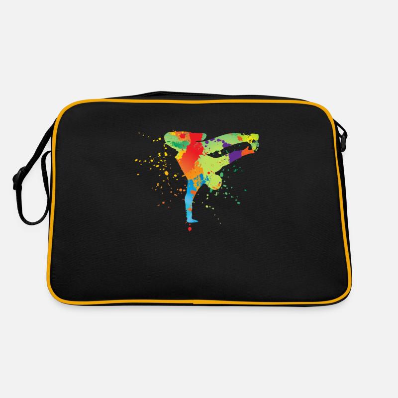 Breakdance - Retro Tasche - Schwarz/Gold