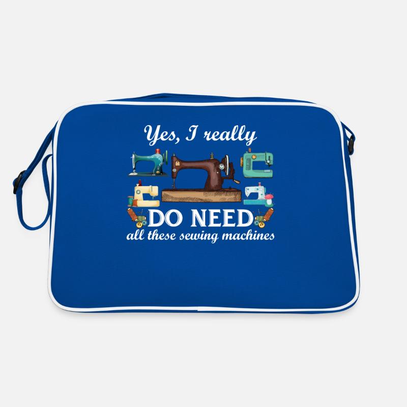 Yes I Really Need All Those Sewing Machines Retro Bag