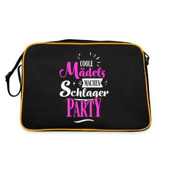 Schlager girls - Retro Bag - black/gold - Back