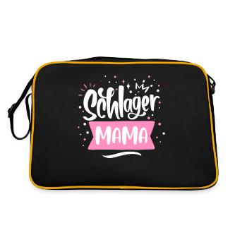 Schlager Mama - Sac Retro - noir/or - Dos
