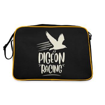 Racing pigeon racing pigeon - Retro Bag - black/gold - Back