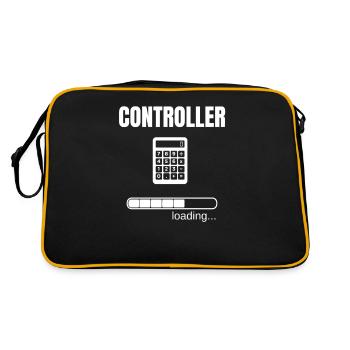 Controller Controlling Occupation Finance Job Gift - Retro Bag - black/gold - Back