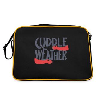 Météo câlin - Sac Retro - noir/or - Dos