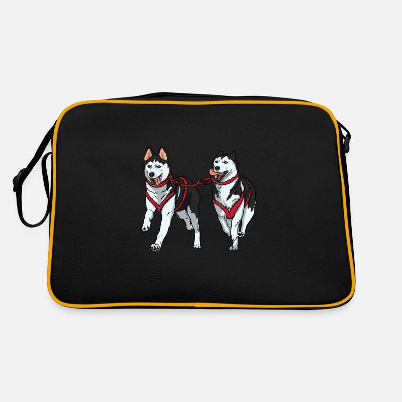 Siberian Husky Husky Pull Dog Gift Retro Bag