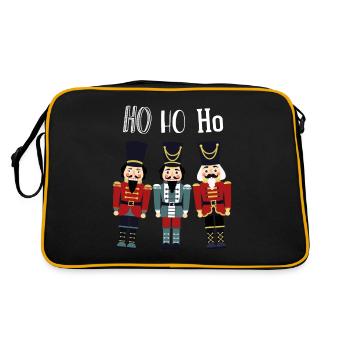 Casse-Noisette Noël Figurines Cadeau De Noël - Sac Retro - noir/or - Dos