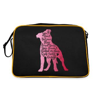 Âmes pitbull - Sac Retro - noir/or - Dos