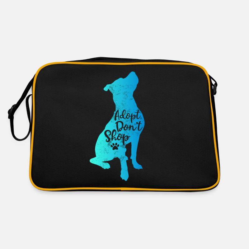 Adoptieren Sie nicht einkaufen Retro Tasche