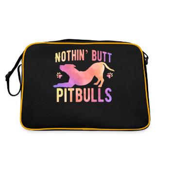 Pitbull - Rien que des Pitbulls - Sac Retro - noir/or - Dos