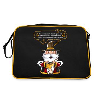 Krambambuli | Couleur Student | fraternity - Retro Bag - black/gold - Back