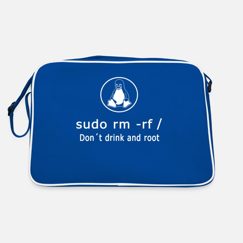 Linux Admin Programmer sudo rm rf / Retro Bag