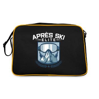 Après-ski Elite Ski Vacances en équipe Sports Ski - Sac Retro - noir/or - Dos