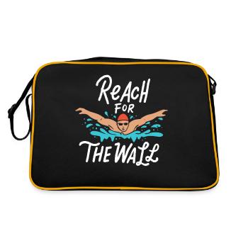 Natation Natation papillon nageur - Sac Retro - noir/or - Dos